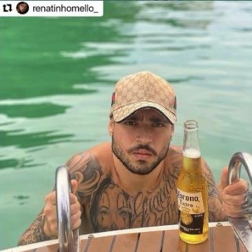 Renatinho Mello durante passeio em Angra
